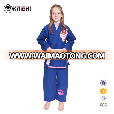 100% Cotton Preshrunk Pearl Weave Factory Price Top Quality Children Uniform Jiu Jitsu Kimono Bjj Gi