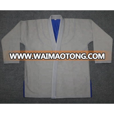 blank jiujitsu GI grey pearl weave fabric top BJJ kimono Plain kimono gi