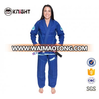 High Quality MMA Uniform 100% Cotton Pearl Weave Women Brazilian Jiu Jitsu Kimono Bjj Gi